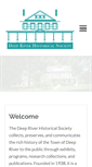 Mobile Screenshot of deepriverhistoricalsociety.org